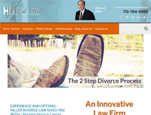 Tablet Screenshot of hillerlaw.com